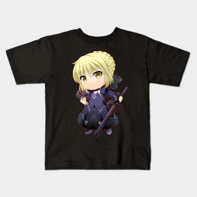 FGO: Alter Saber Kids T-Shirt by KoyukiMori